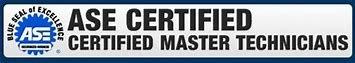 We offer ASE Certified Master Technicians